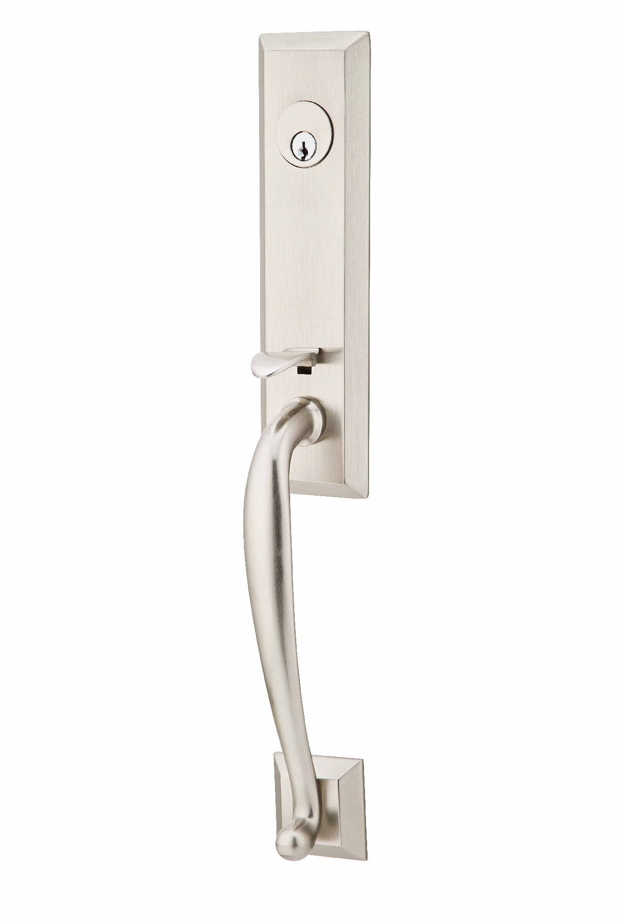 Emtek Adams Handleset - Satin Nickel