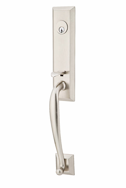 Emtek Adams Handleset - Satin Nickel