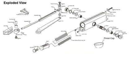 Advantage 2000 Series Door Closer Exploded