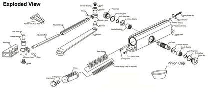 Advantage 4000 Series Door Closer Exploded View
