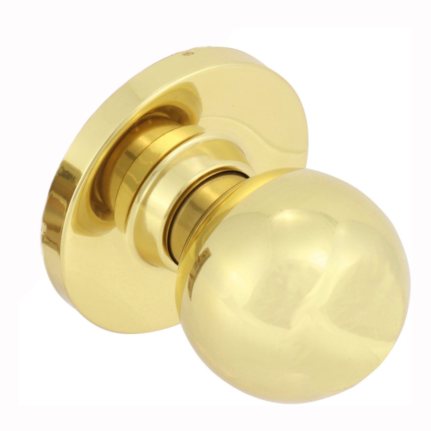 Advantage Grade 2 CA Commercial Single Dummy Doorknob in Polished Brass