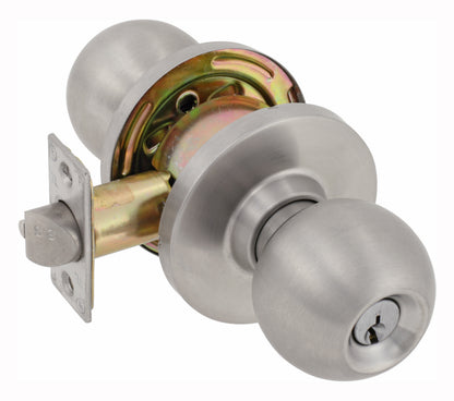 Advantage Grade 2 Store Door CA Commercial Lockset in Satin Chrome