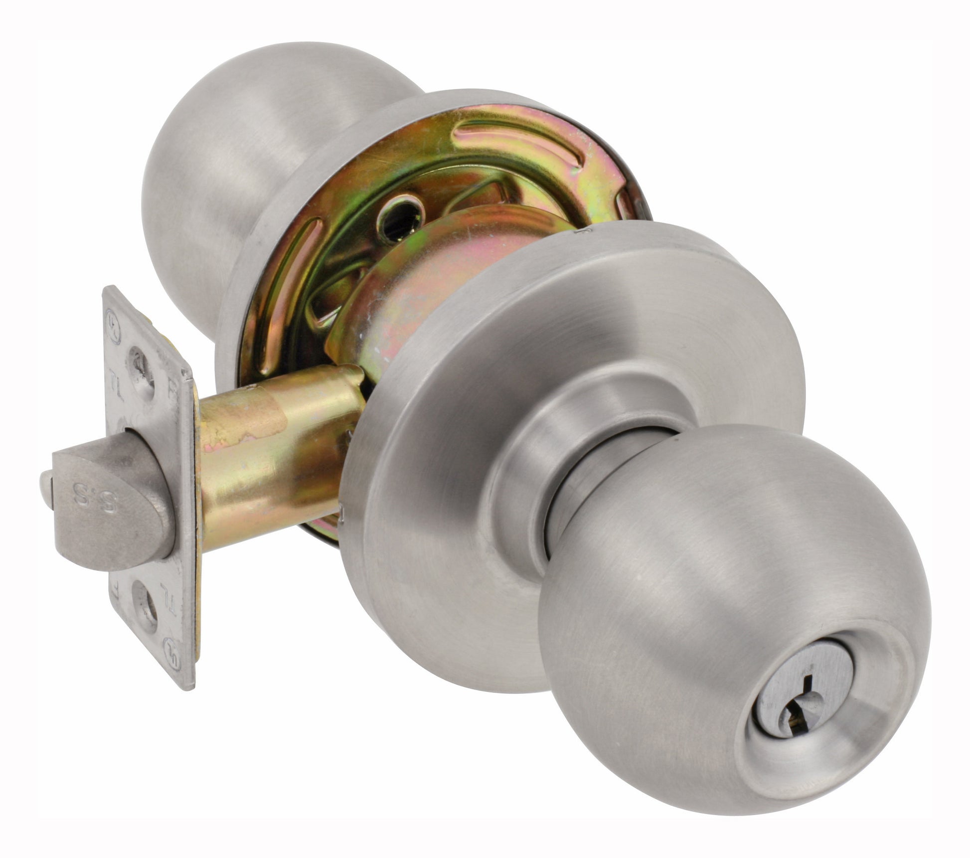 Advantage Grade 2 CA Commercial Office Knob in Satin Chrome