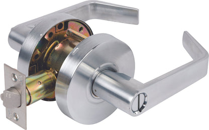 Advantage ES Series Grade I Privacy CT Commercial Lever in Satin Chrome
