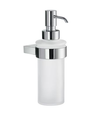 Smedbo AIR Holder with Glass Soap Dispenser AK369 Polished Chrome