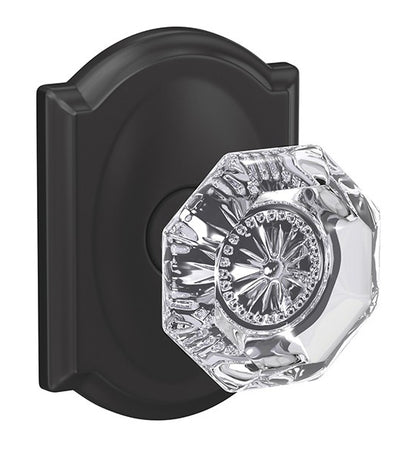 Schlage Custom Alexandria Glass Knob with Camelot Trim