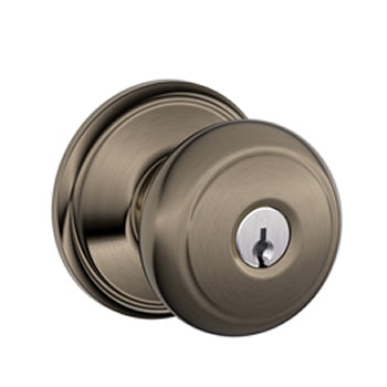 Schlage Andover Door Knob - Antique Nickel