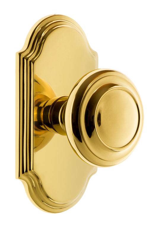 Grandeur Arc Plate with Circulaire Knob