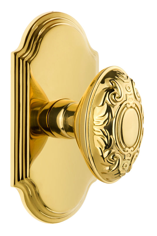 Grandeur Arc Plate with Grande Victorian Knob