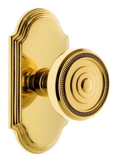 Grandeur Arc Plate with Soleil Knob