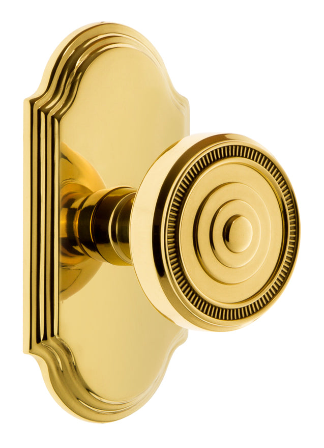 Grandeur Arc Plate with Soleil Knob