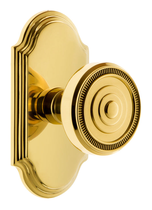 Grandeur Arc Plate with Soleil Knob