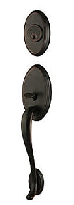 Sure-Loc Aspen Handleset in Vintage Bronze