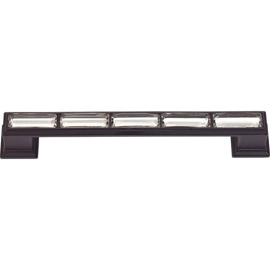 Legacy Crystal Pull 5 1/16 Inch (c-c) Matte Black