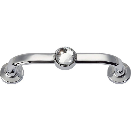 Atlas Homewares Legacy Crystal Bracelet Pull in Polished Chrome - 3 inch CC