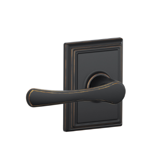 Schlage Avila Lever Handle with Addison Rosette