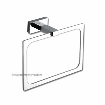 Axel Bath Towel Ring Polished Chrome