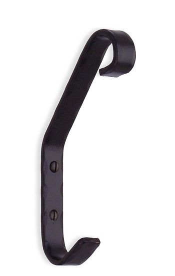 Beslagsboden Rustic Collections 5-1/2 Inch Coat Hook In Black Wrought Iron