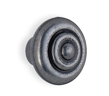 Beslagsboden Classic Antique Swirl Knob In Antique Pewter