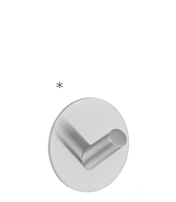 Beslagsboden Design Single Hook In Brushed Stainless Steel