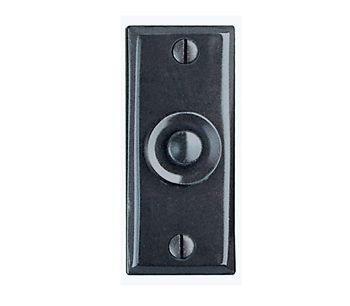 Beslagsboden Doorbell Push and Cover In Black