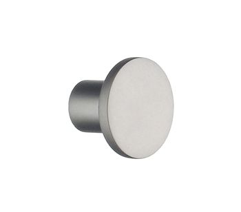 Beslagsbocen Design 1-1/8 Inch Circular Knob In Aluminium 