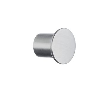 Beslagsboden Design 1-1/8 Inch Circular Knob In Aluminium