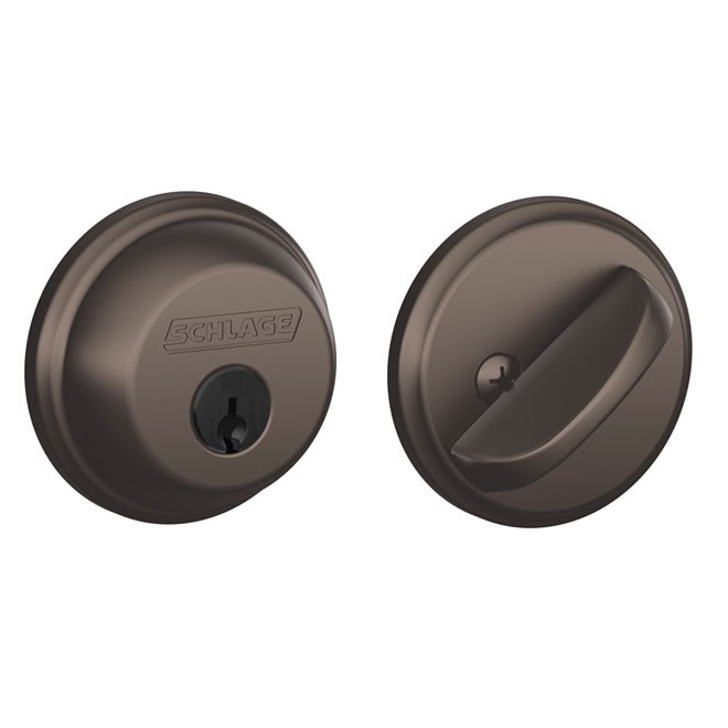 Schlage B-60 Deadbolt in Oil Rubbed Bronze
