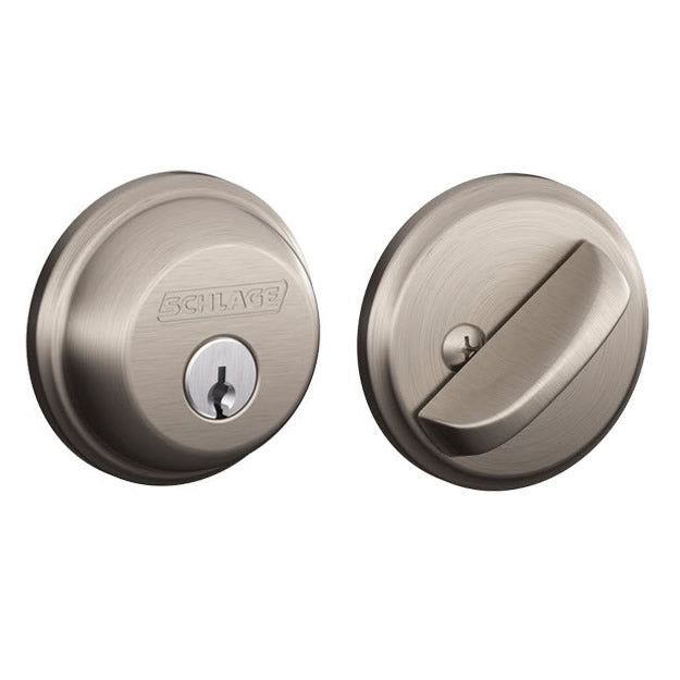 Schlage B60 Deadbolt in Satin Nickel
