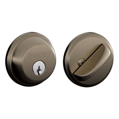 Schlage B60 Deadbolt in Antique Pewter