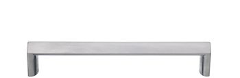 Beslagsboden Design Modern 3 7/8 Inch Edge Pull Brushed Chrome