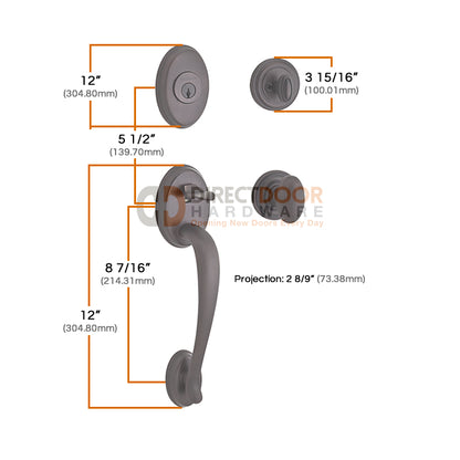 Baldwin Reserve Series Columbus Handleset