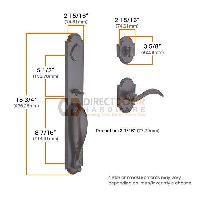 Baldwin Reserve Series Elkhorn Handleset