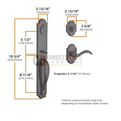 Baldwin Reserve Series Elkhorn Handleset