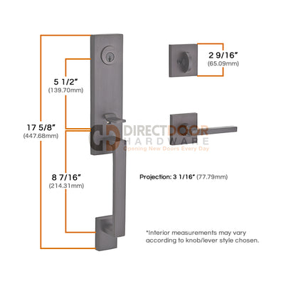 Baldwin Reserve Series Seattle Handleset