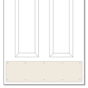 Beige Plastic Kickplate