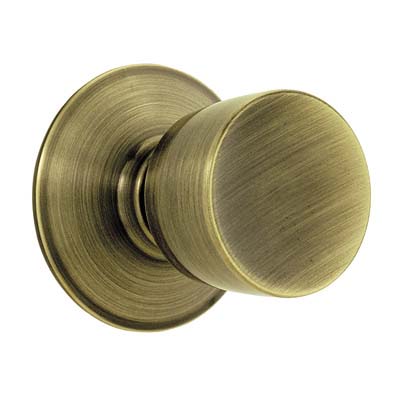 Schlage Bell Doorknob in Antique Brass
