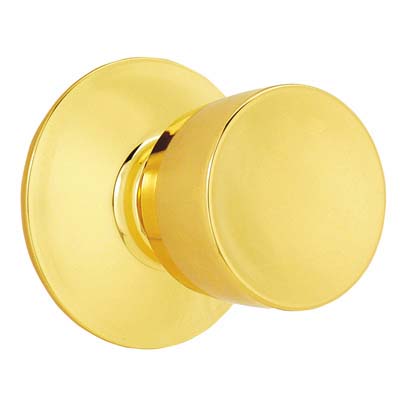 Schlage Bell Doorknob in Bright Brass