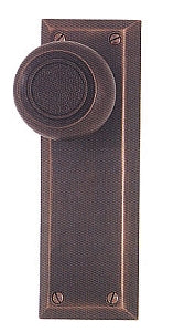 Emtek Quincy Sideplate - Belmont Knob - Oil Rubbed Bronze
