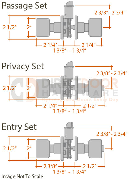 Better Home Products Mission Bell Measurements