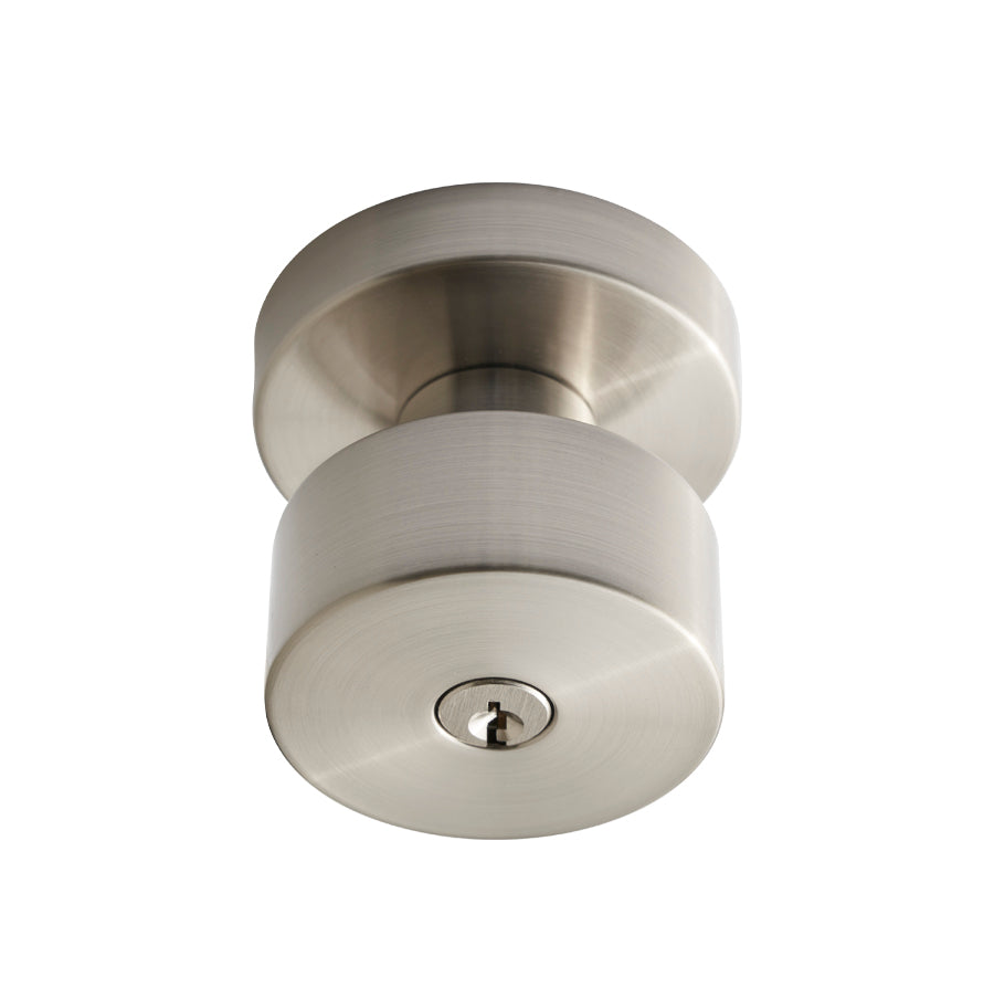 Better Home Products Angel Island Keyed Knob in Satin Nickel