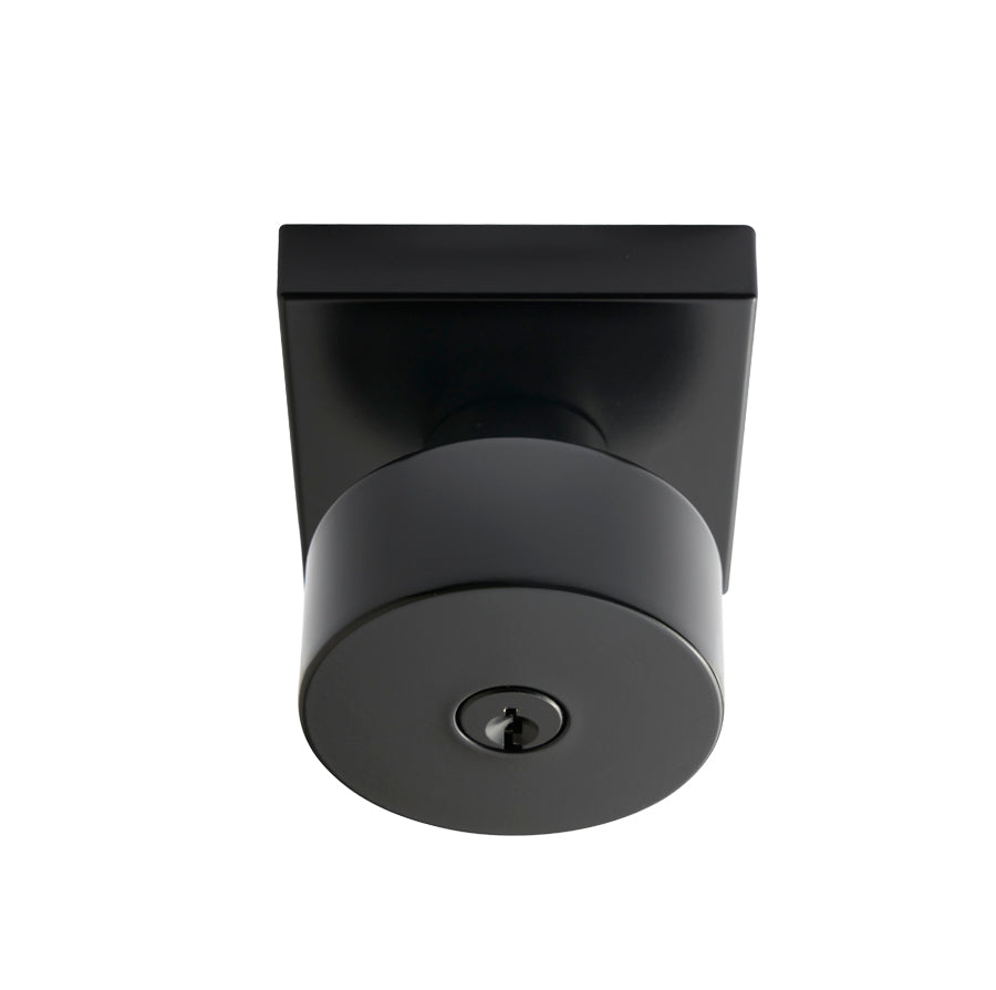 Better Home Products Belvedere Keyed Knob in Matte Black
