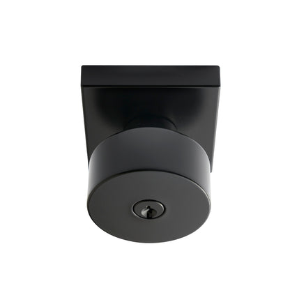 Better Home Products Belvedere Keyed Knob in Matte Black
