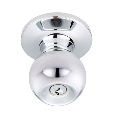 Better Home Products Marina Keyed Knob in Chrome
