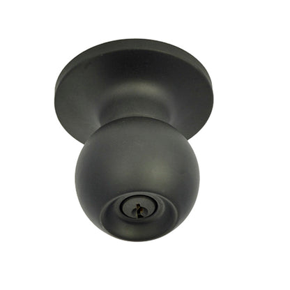 Better Home Products Marina Keyed Knob in Matte Black