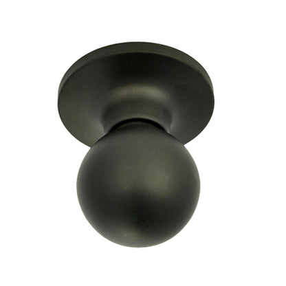 Better Home Products Marina Passage Knob in Matte Black