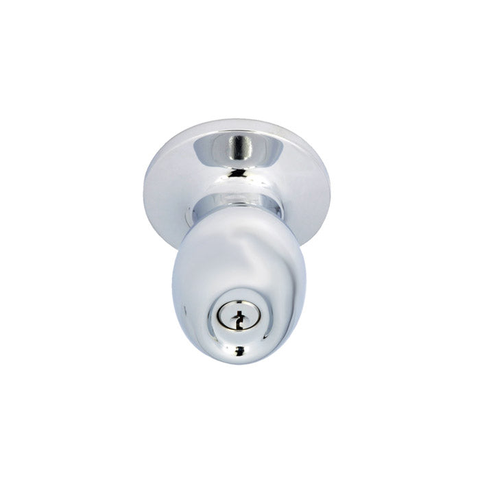 Better Home Products Miraloma Park Keyed Knob in Chrome