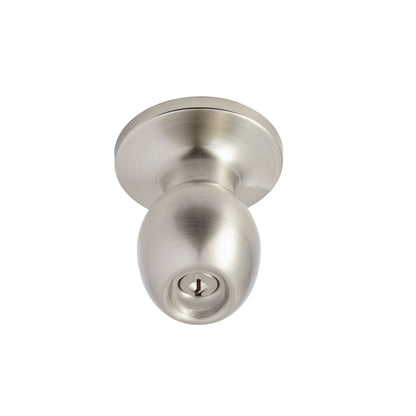 Better Home Products Miraloma Park Keyed Knob in Satin Nickel