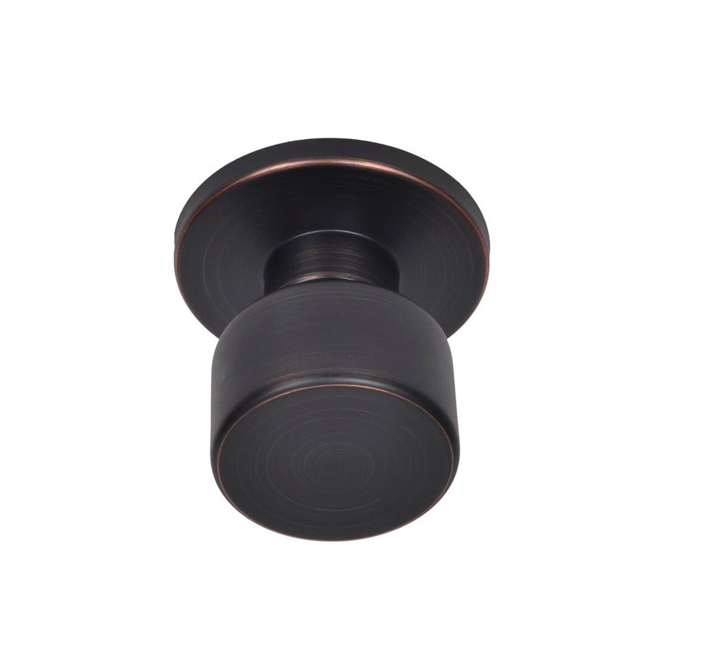 Better Home Products Mission Bell Passage Knob in Dark Bronze