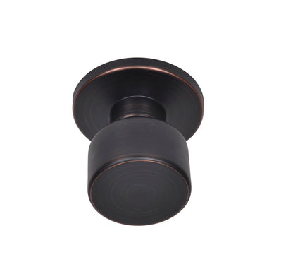 Better Home Products Mission Bell Passage Knob in Dark Bronze